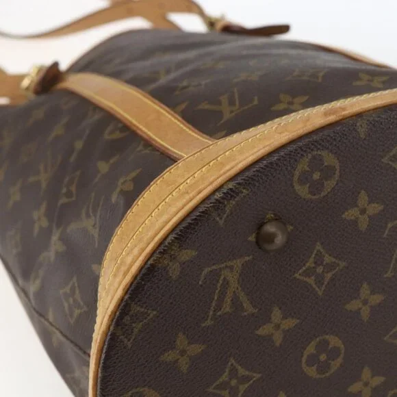 Authentic LOUIS VUITTON Monogram Bucket GM Shoulder Bag M42236 LV - Picture 16 of 16